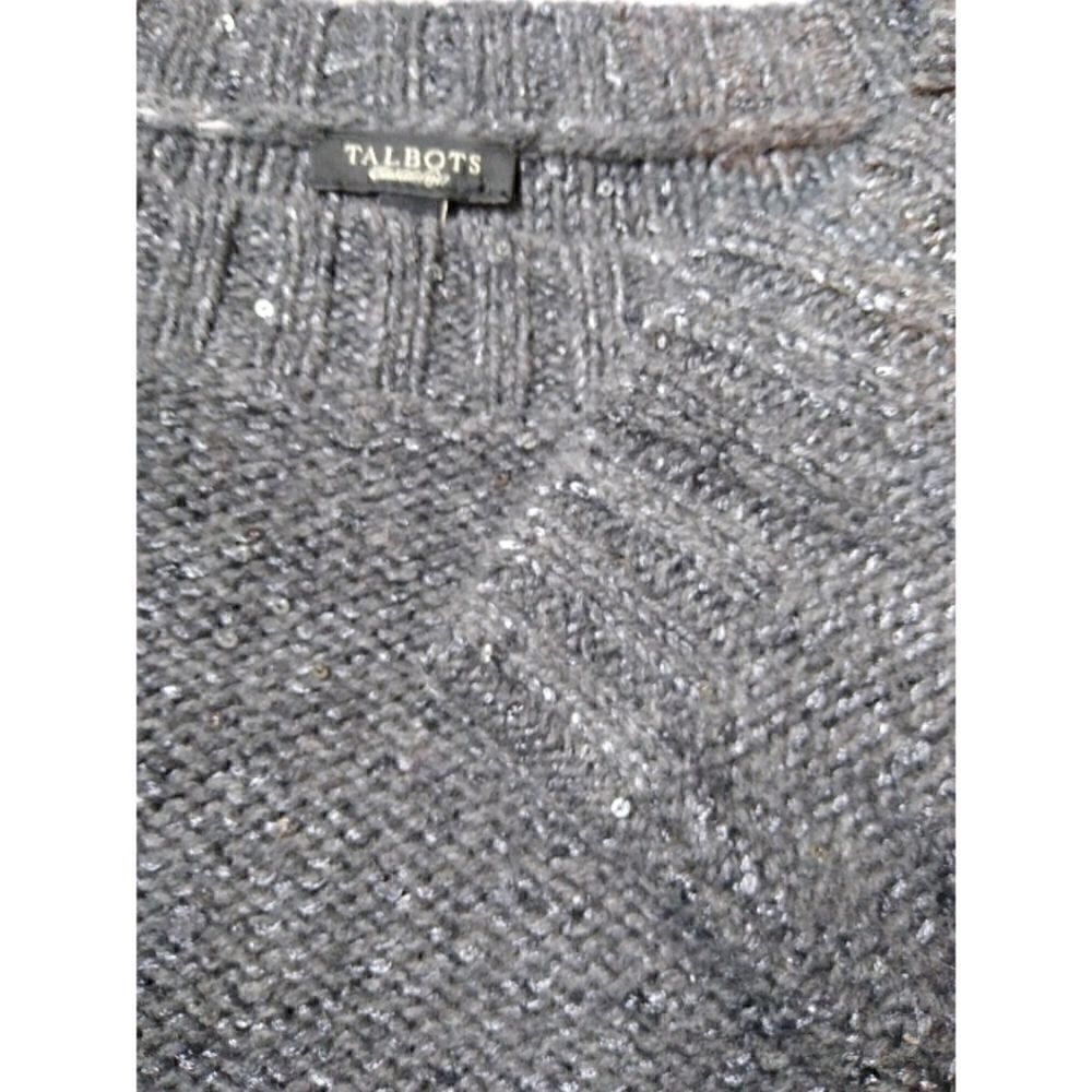 Talbots Wool Blend Sparkly Sweater SZ Small - Picture 5 of 5